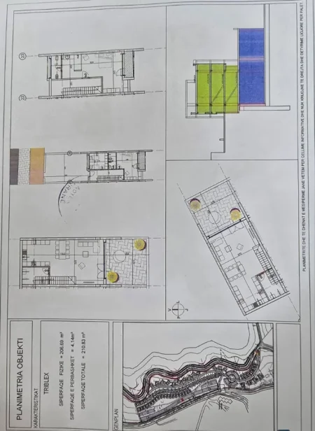 Tirane, shitet apartament TRIPLEX 3+1 Kati 3, 210 m² 390.000 € (SWAN LAKE RESIDENCE)