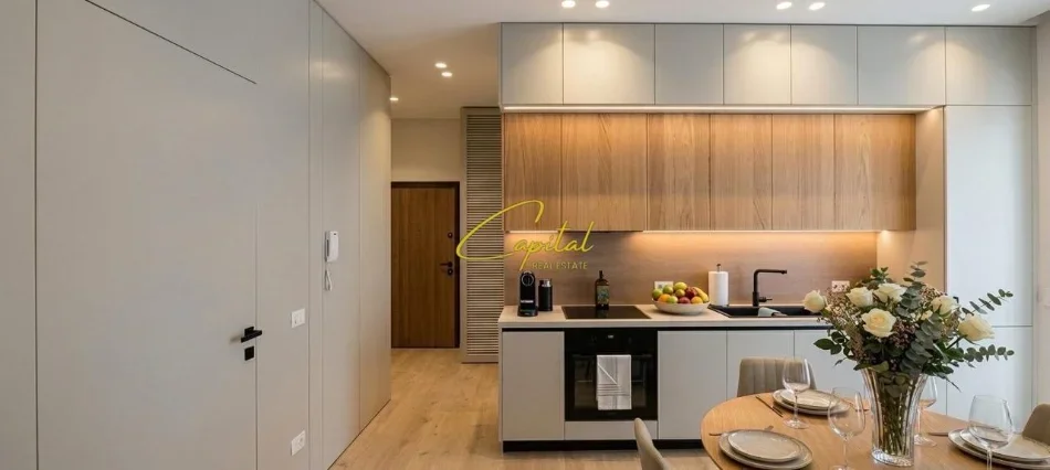 Tirane, jepet me qera apartament 1+1 Kati 2, 50 m² 900 € (KODRA E DIELLIT 2)