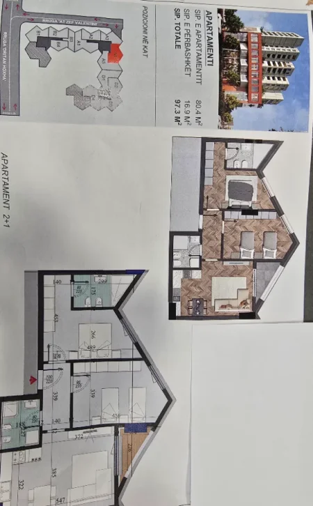 Tirane, shitet apartament 2+1+Ballkon Kati 11,PALLATI 16 KATESH,SIPËRFAQE 97 m² ,ÇMIMI 165.000 € (REZIDENCA COLONNADE RRUGA DRITAN HOXHA ,ZOGU I ZI)