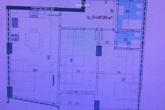 Tirane, shes apartament 2+1 Kati 3, 113 m² 135.900 € (paskuqan)