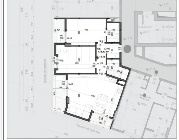🏠SHITET: 2+1+2📍Ish Fusha e Aviacionit (Mei's Residence) - 207,000€ - K.2 - 134m² - 1550€/m²🔥|| Hapesira te gjelberta dhe Park si pjese e Kompleksit