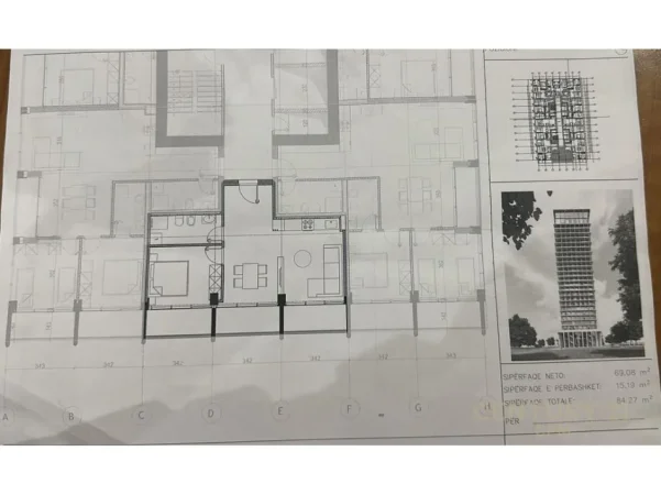Tirane, shes apartament 1+1+Aneks+Ballkon Kati 16, 84 m² 164.300 € (Eterna Residence)