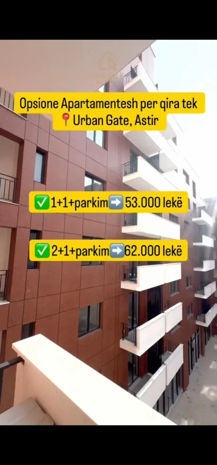 Tirane, jepet me qera 1+1 Kati 3, 550 € 