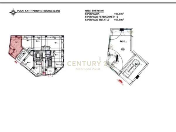 Tirane, shitet ambjent biznesi Kati 0, 48 m² 168.000 € (Tregu Elektrik)