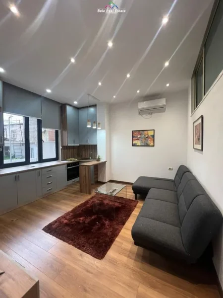 Tirane, jepet me qera apartament 1+1+Ballkon Kati 1, 65 m² 600 € (Qender)