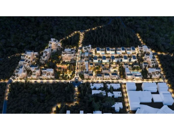 Dhermi - Palase, shitet apartament 2+1 , 115 m² (Square Village, Santorini II)