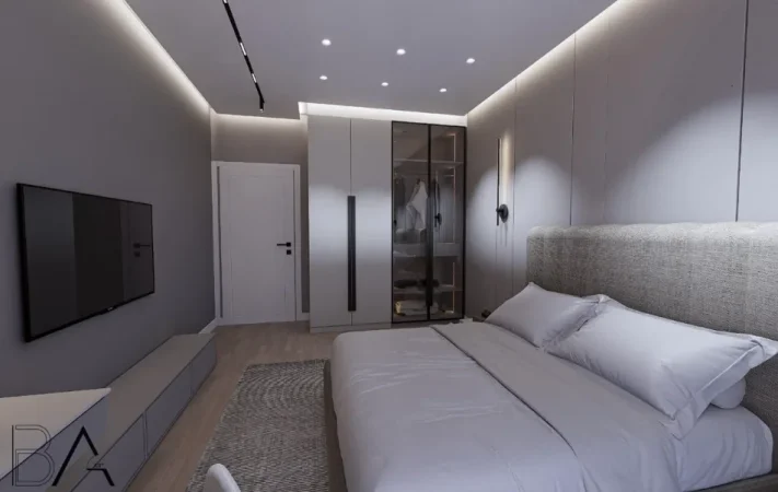 Tirane, jepet me qera apartament 1+1+Ballkon Kati 4, 70 m² 600 € (KOMPLEKSI URBAN GATE)