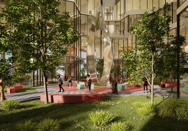 Tirane, shitet apartament 1+1+Ballkon Kati 2, 72 m² (Colonnade Residence)