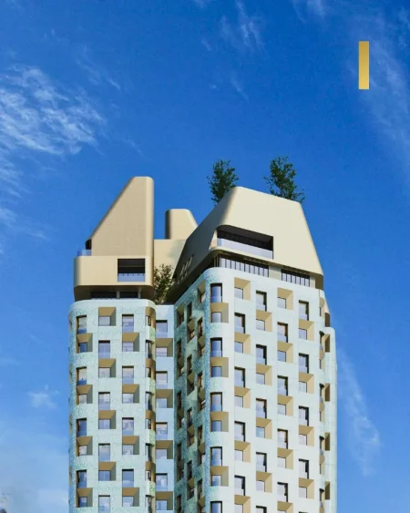 Tirane, shitet apartament 1+1+Ballkon Kati 12, 75 m² 230.000 € (Bazaar Gate)