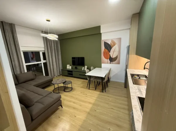 Tirane, jepet me qera apartament 1+1 Kati 6, 60 m² 520 € (rezidenca kadiu)