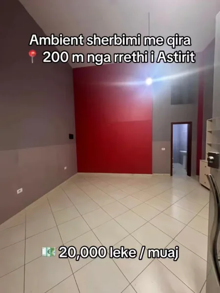 Tirane, jepet me qera ambjent biznesi , 31 m² 200 € (Astir)
