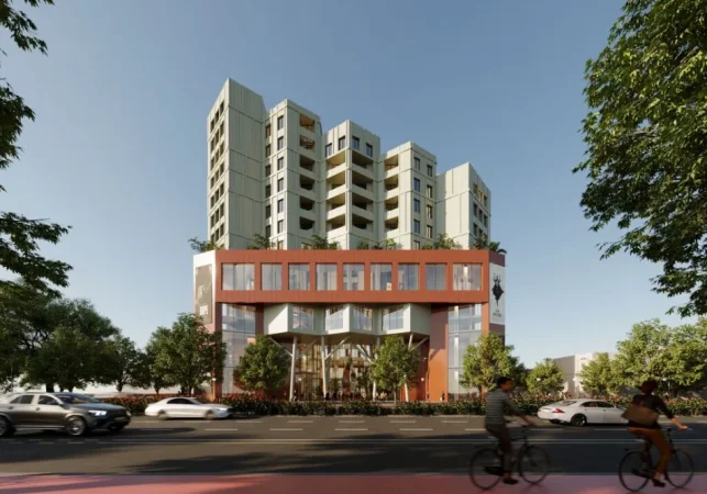 Tirane, shitet apartament 1+1 Kati 4, 72 m² 128.800 € (Colonnade Residence)