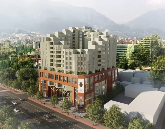 Tirane, shitet apartament 1+1 Kati 4, 72 m² 128.800 € (Colonnade Residence)