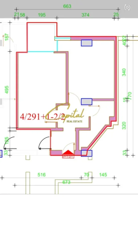 Tirane, shitet apartament 1+1 Kati 3, 55 m² 158.000 € (21 DHJETORI)