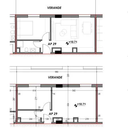 Sarande, shes apartament 1+1 Kati 3, 77 m² 119.430 €