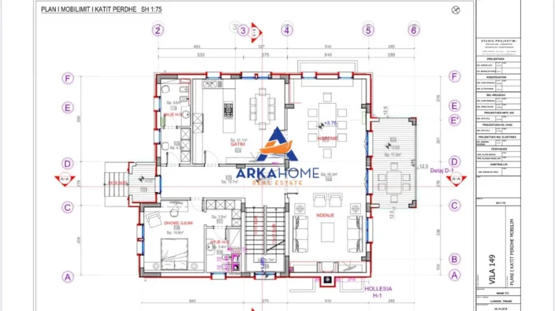 Tirane, shitet apartament 3 Katshe Kati 3, 600 m² 1.900.000 € 