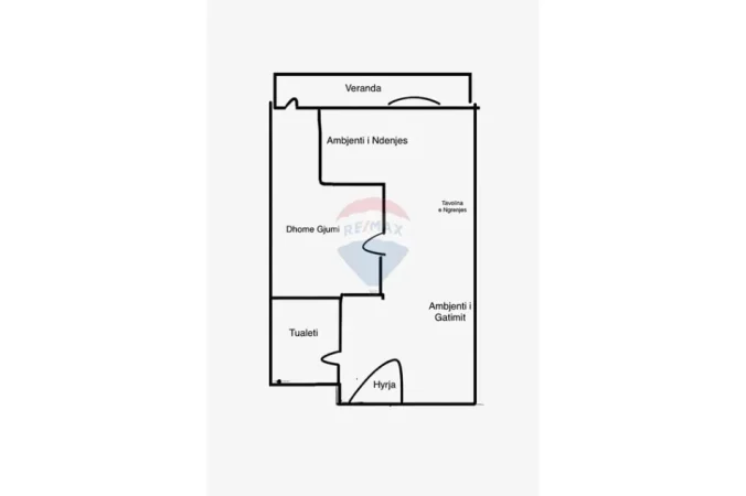 Tirane, shitet apartament 1+1+Ballkon Kati 1, 175.000 € (Kodra e Diellit 2)