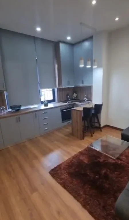 Tirane, jepet me qera apartament 1+1 Kati 1, 65 m² 600 € (9-Kateshet)