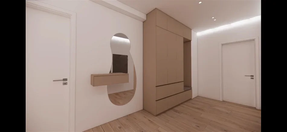 Tirane, jepet me qera apartament 2+1+Ballkon Kati 6, 110 m²