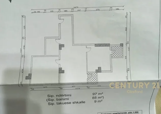 Tirane, shitet apartament 2+1 Kati 5, 158.000 € 