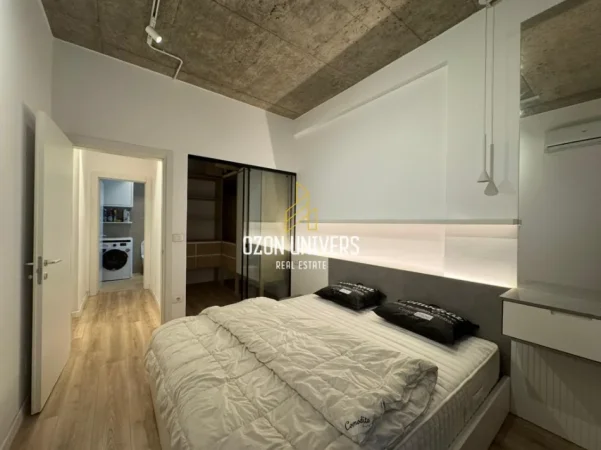 Tirane, jepet me qera apartament 1+1+Ballkon Kati 11, 74 m² 900 € (Garden Building, Rruga e Kavajës)