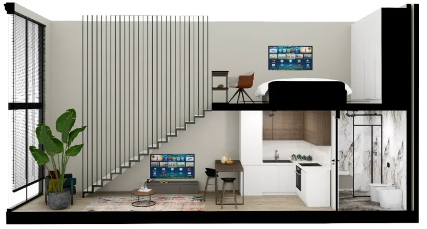 Golem, shitet apartament duplex Dublex Kati 0, 48 m² 65.000 €