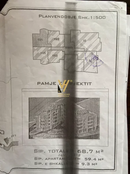 Vlore, shitet apartament 1+1+Ballkon Kati 2, 70 m² 165.000 € (UJI I FTOHTE)