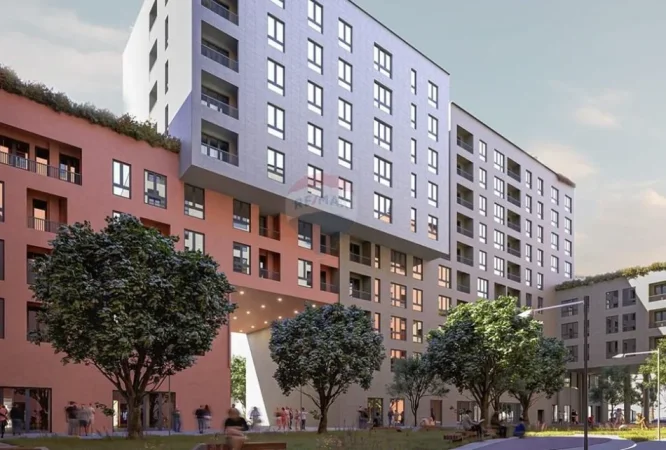 Tirane, shitet apartament 1+1 Kati 7, 76 m² 126.154 € (Rruga kokonozeve)