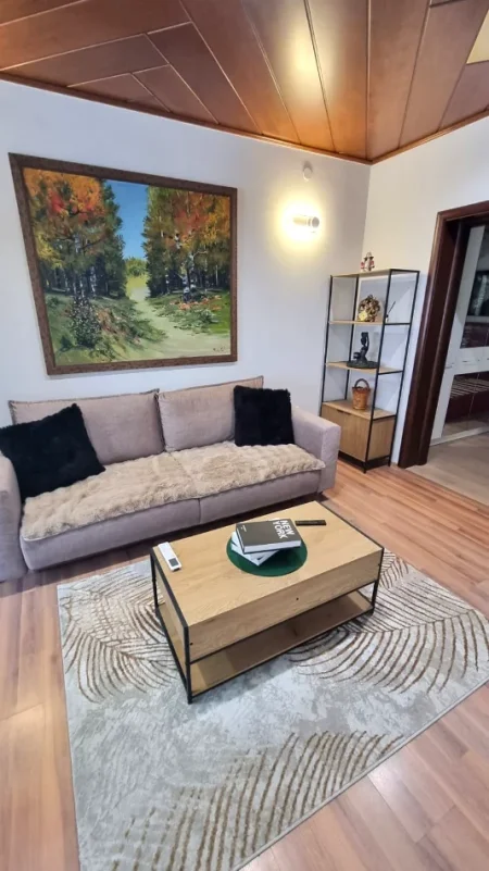 Jepet me Qera Apartamenti 1+1 tek Rruga e Kavajes prane Globe