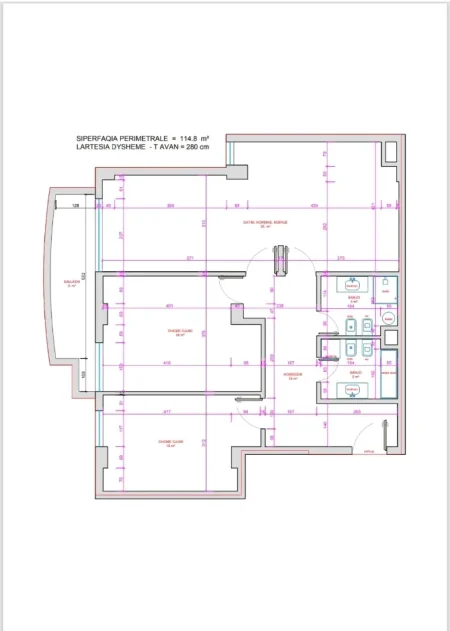 Tirane, jepet me qera zyre Kati 2, 130 m² 2.500 € (RRUGA THEMISTOKLI GERMENJI)