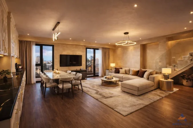 Tirane, shitet apartament Dublex Kati 12, 200 m²