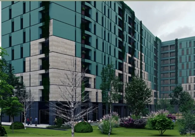 Tirane, shitet apartament 1+1 Kati 8, 90 m² 171.000 € (RIVERSIDE RESIDENCE, ISH PARKU AUTOBUSAVE)