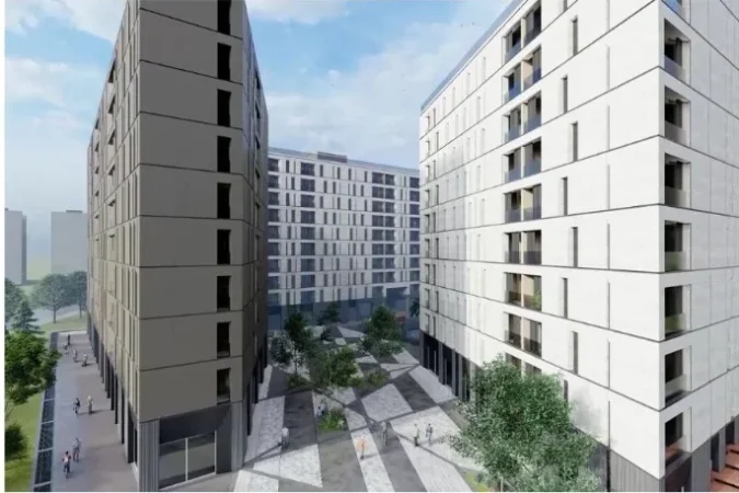 Tirane, shitet apartament 1+1 Kati 8, 90 m² 171.000 € (RIVERSIDE RESIDENCE, ISH PARKU AUTOBUSAVE)