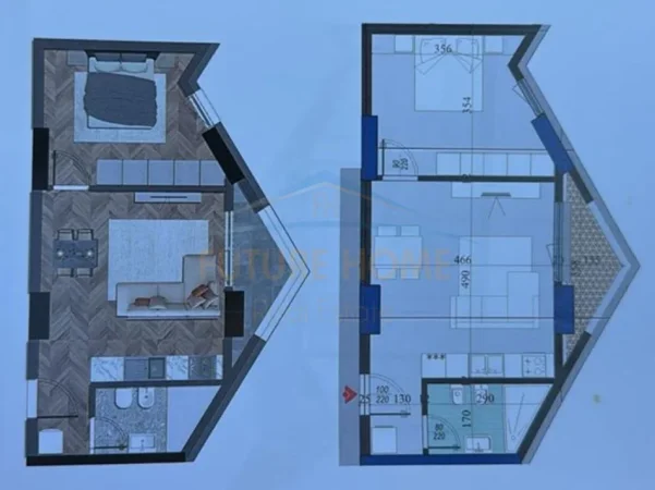 Tirane, shes apartament 1+1+Ballkon Kati 4, 72 m² 128.880 € (Collonade Residence)