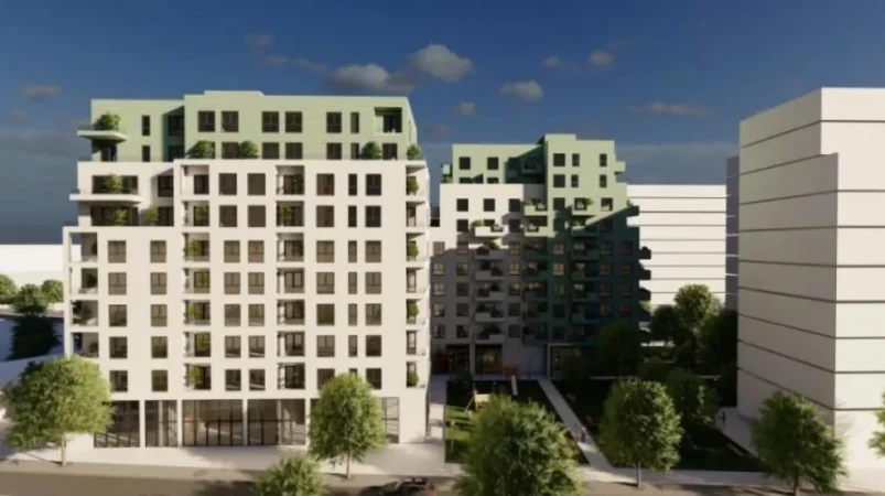 Tirane, shitet apartament 2+1 Kati 8, 112 m² 225.600 € (Rruga e Kavajes)