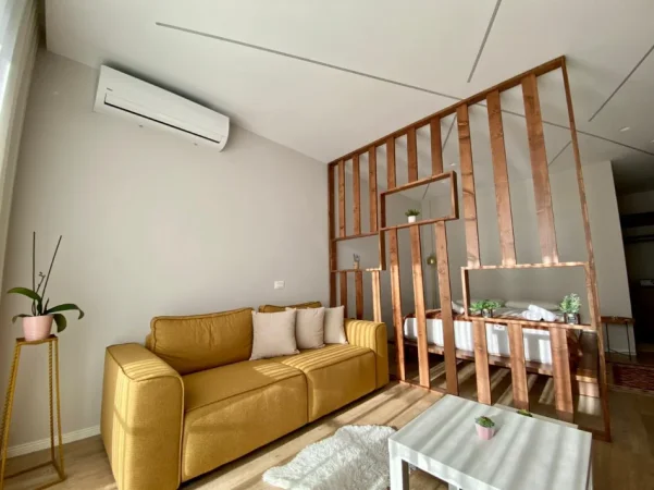 Tirane, jepet me qera apartament 1+1 Kati 11, 45 m² 450 € (Farmacia 10)