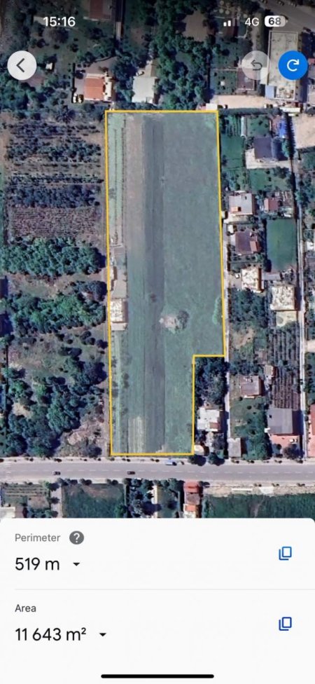 Tirane, shes truall 9.800 m² 882.000 Euro (Kamez afer Rruges Kryesore)