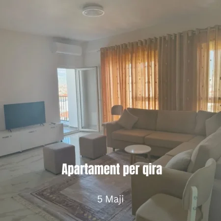 Tirane, jepet me qera apartament 1+1 Kati 8, 70 m² 500 € (5 Maji)