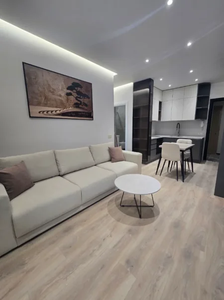 Tirane, jepet me qera apartament 1+1 Kati 1, 65 m² 1.000 € (Mine Peza)