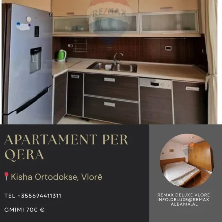 Vlore, jepet me qera apartament 4+1 Kati 7, 120 m² 700 € (Rruga Misto Melo, Vlore)