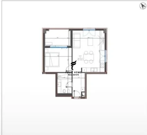 Dhermi - Palase, shitet apartament 1+1+Ballkon Kati 1, 79 m² 238.000 € (DHERMI)