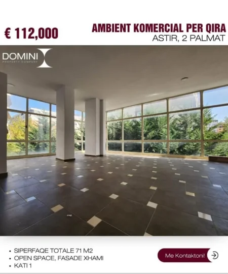 Tirane, shitet ambjent biznesi Kati 1, 71 m² 112.000 € (Yzberisht)