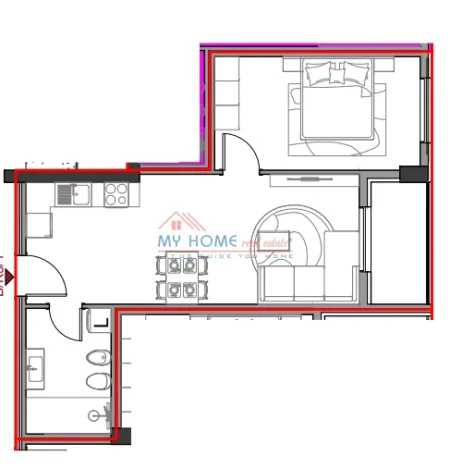 Tirane, shitet apartament 1+1+Ballkon Kati 3, 70 m² 79.000 € (Paskuqan)