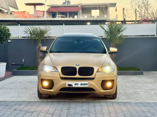 Fier, shes makine BMW X6-3.0 DIESEL-XHAMA TE ZINJ ORIGJINAL 8200 EURO OSE NDERROHET(E VESHUR ME LETER GOLD) Nafte,
