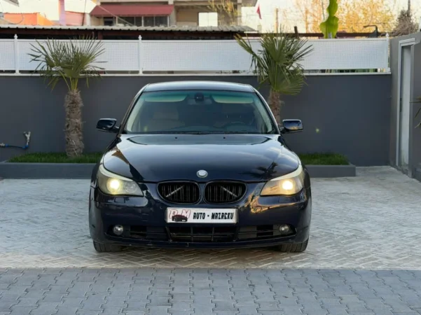Fier, shes makine OKAZION-BMW 525-2.5 BENZIN GAZ-2005-AUTOMATIK Benzin+Gaz, blu e errët automatik Klima 285.000 km 3.300 €