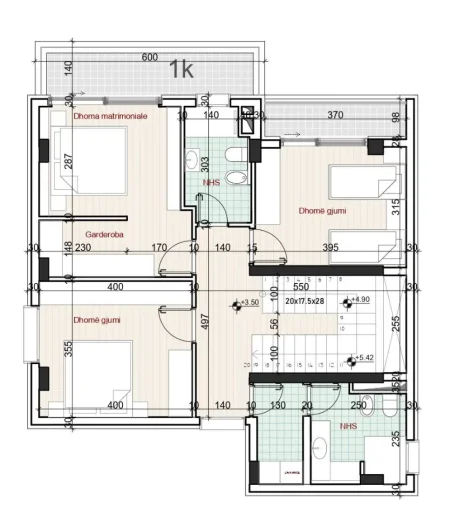 Tirane, shitet Vile 3 Katshe Kati 3, 287 m² 750.000 € (VILAT GJERMANE)