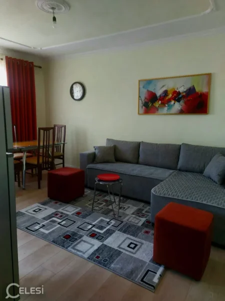 Tirane, jepet me qera apartament 1+1+Ballkon Kati 5, 60 m² 480 € (ALI DEMI)