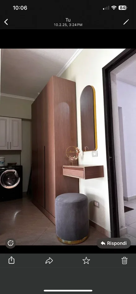 Durres, jepet me qera apartament 1+1 , 60 m² 350 € (shkembi i kavajes)