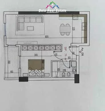 Tirane, shitet apartament 1+1 Kati 1, 82 m² 100.000 € (Babrru)