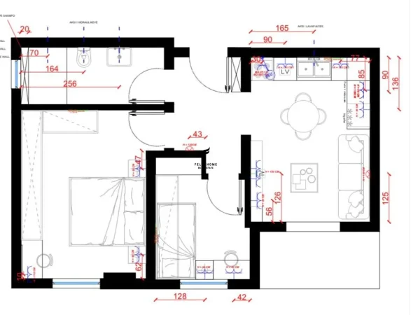 Tirane, shitet apartament 2+1 Kati 5, 76 m² 165.000 € (RRUGA E KAVAJES)